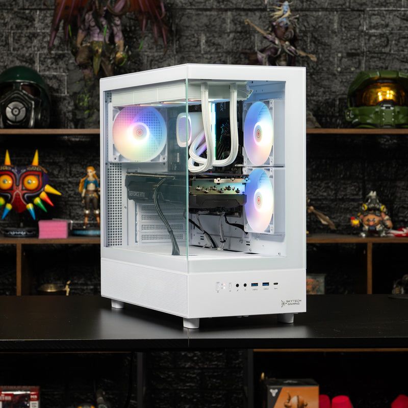 Skytech Gaming Azure 3 Gaming PC, AMD Ryzen 7 5700 3.7GHz, INTEL ARC B