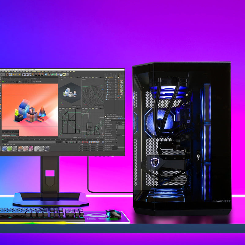 IPASON Gaming PC - AMD Ryzen 7 9800X3D, NVIDIA RTX 5080, 32GB DDR5, 2T