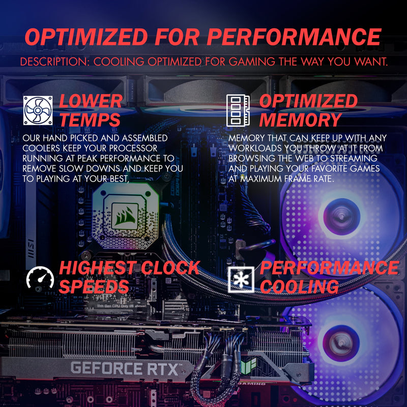 Gigatech Gaming Apollo 5 Gaming PC Desktop Bundle - Ryzen 5 5500, RTX