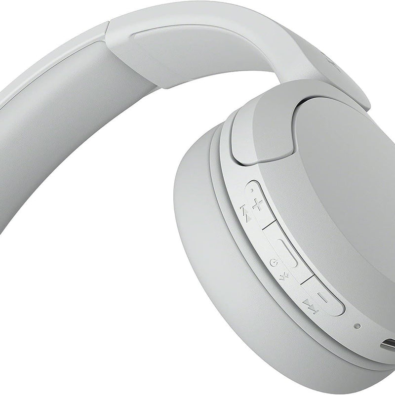 Sony Noise cancellation Wireless Over-Ear Headphones, White, WH-CH520