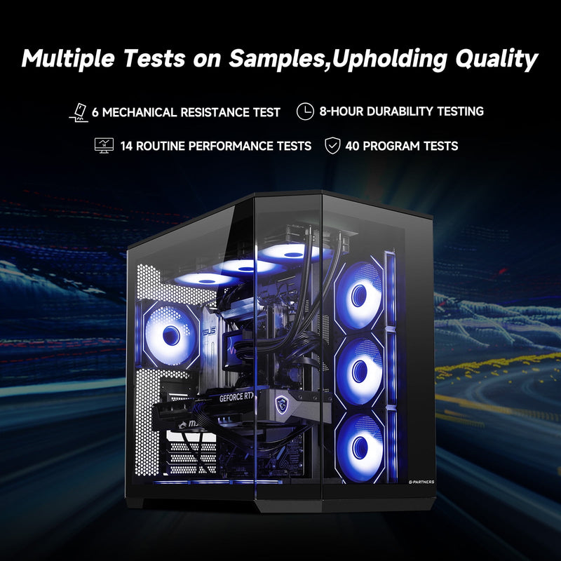 IPASON Gaming PC - AMD Ryzen 7 9800X3D, NVIDIA RTX 5080, 32GB DDR5, 2T