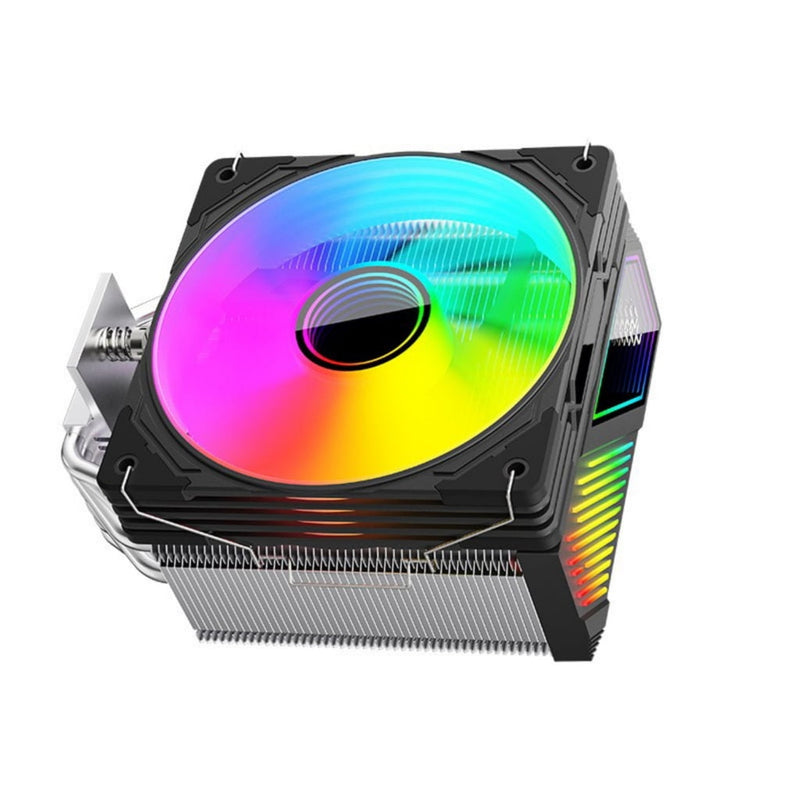 RYUJNDK ARGB CPU Air Coolers with 6 Heat Pipe Removable Computer PC Fa