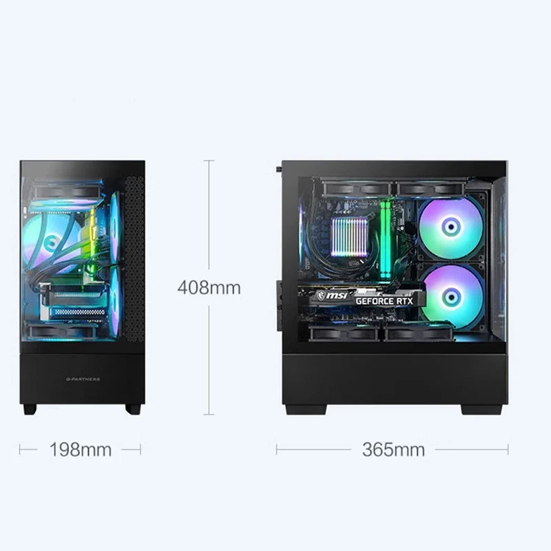 Ready-To-Ship R5 5600/Rx6750gre Gaming Desktop Computer 2K High Performance AMD