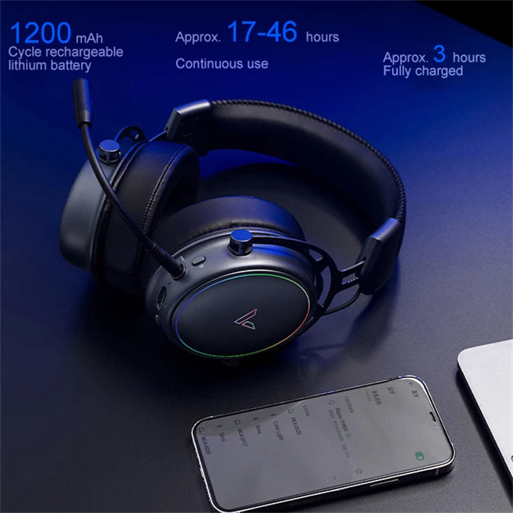 Rapoo VH800 Custom 2.4G BT Rechargeable LED Dynamic Omni Mic