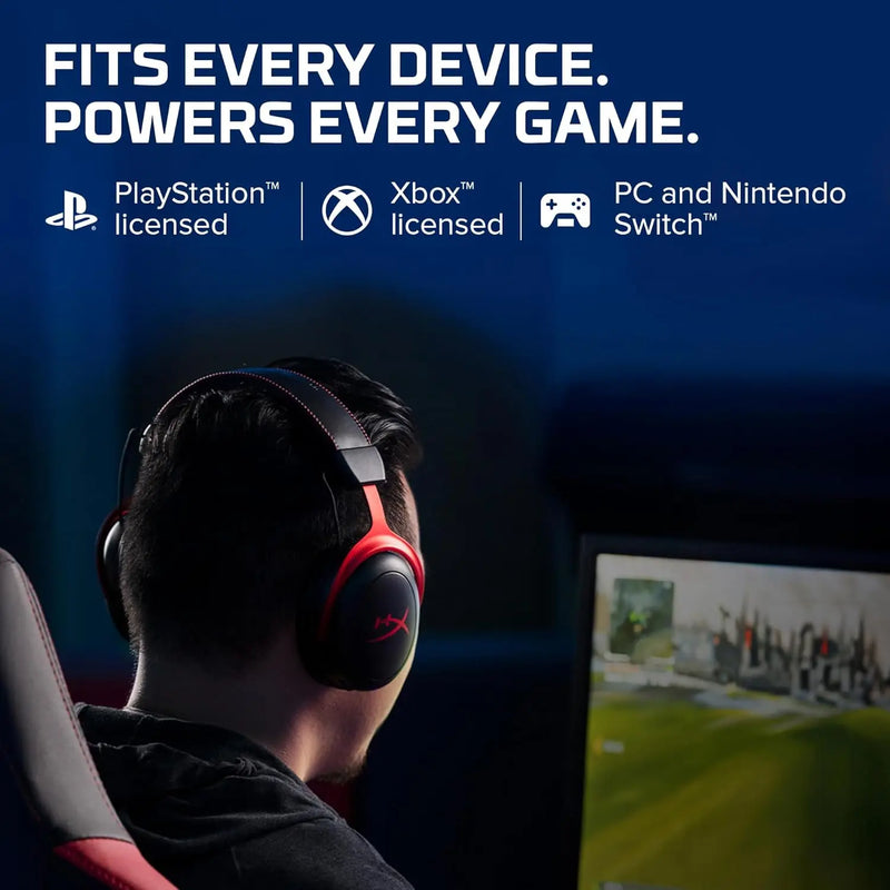 HyperX Cloud 2 Wired 4P5M0AA Red Wire Gaming Headset Bluetooth Headset Gaming