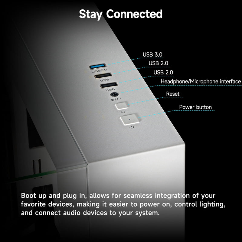 WIWB Desktop PC Computer Gaming PC: AMD Ryzen 5 5600 | RX 6500 XT 4GB