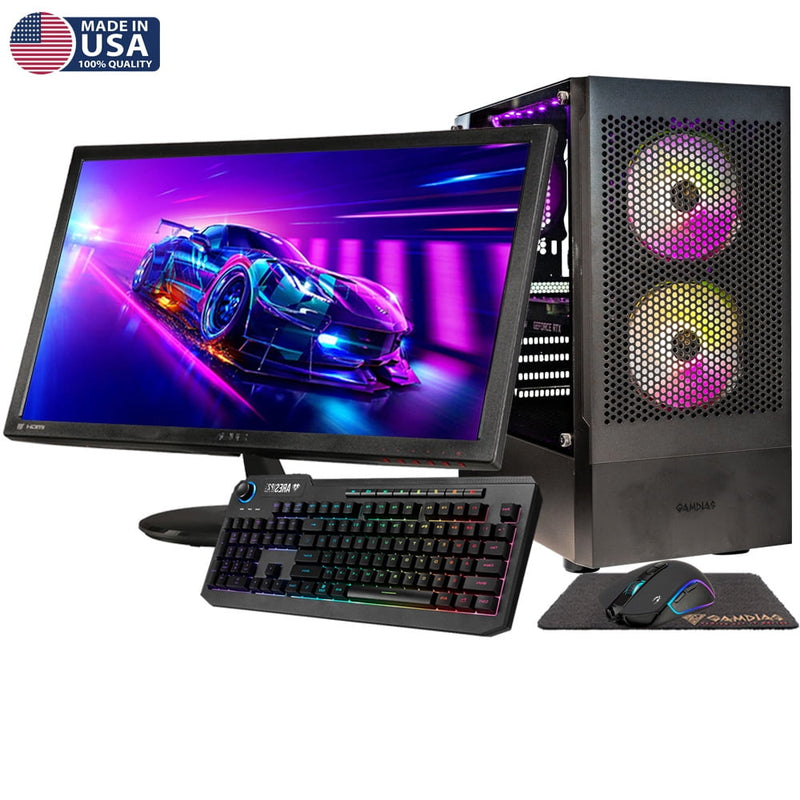 Gigatech Gaming Apollo 5 Gaming PC Desktop Bundle - Ryzen 5 5500, RTX