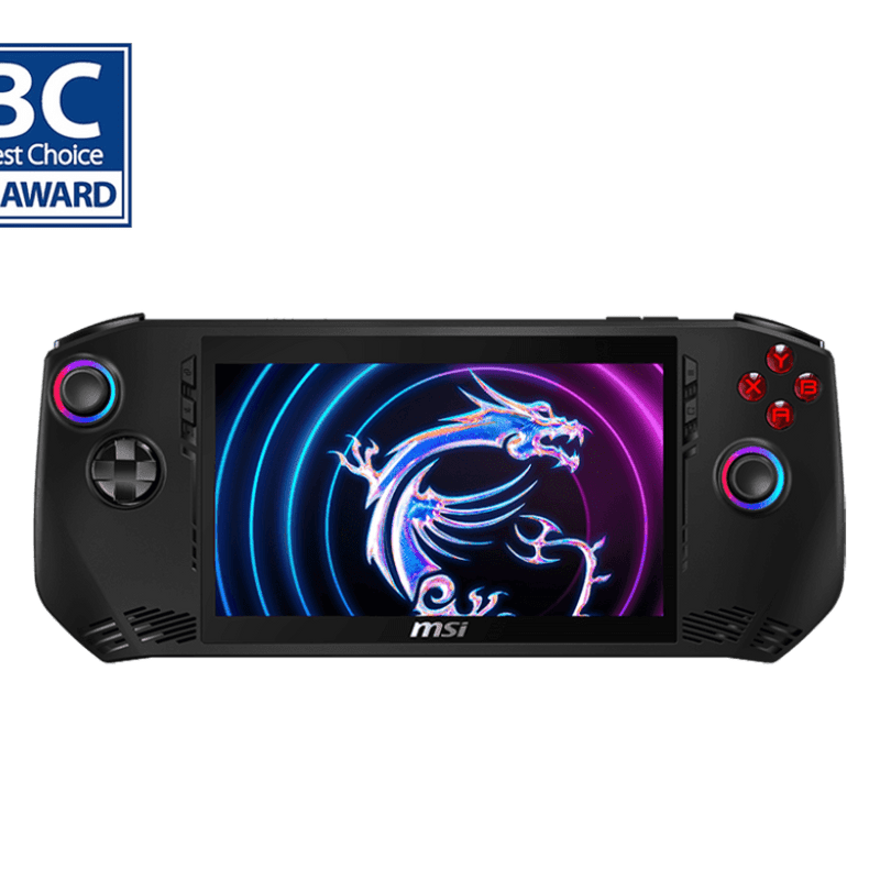 MSI Claw A1M-229US Gaming Handheld, Black, 7