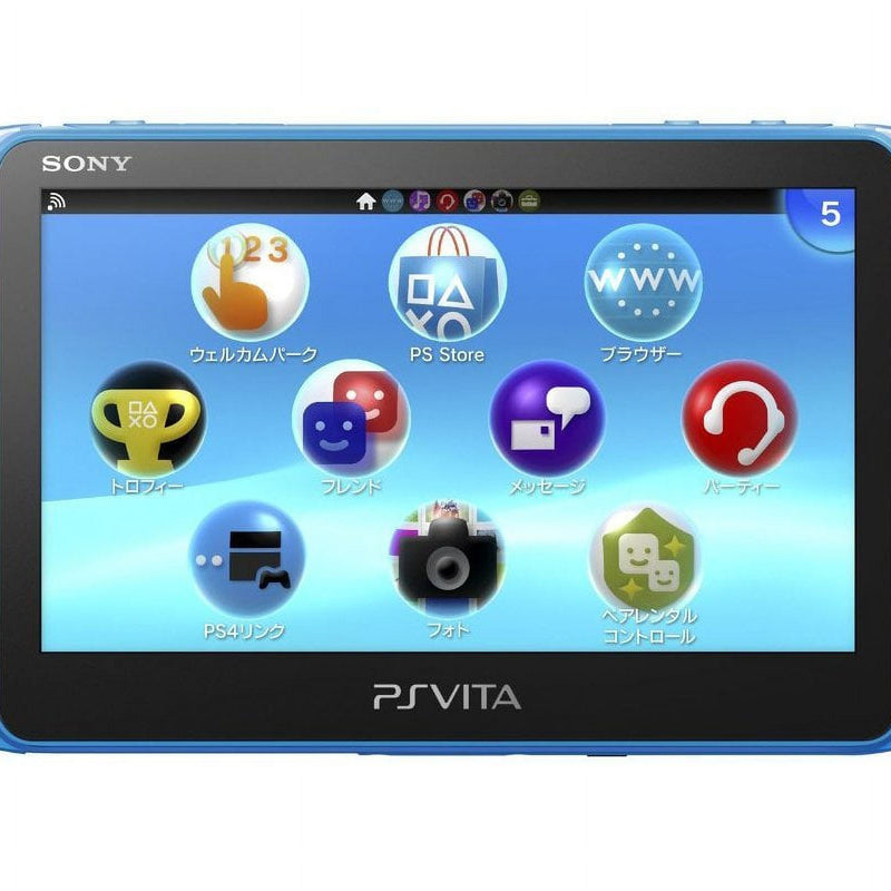 PlayStation Vita Wi-Fi model Aqua Blue (PCH-2000ZA23) Japanese Ver. Ja