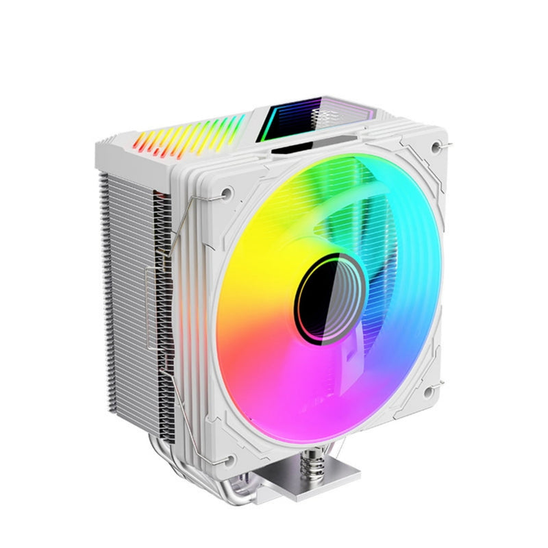RYUJNDK ARGB CPU Air Coolers with 6 Heat Pipe Removable Computer PC Fa