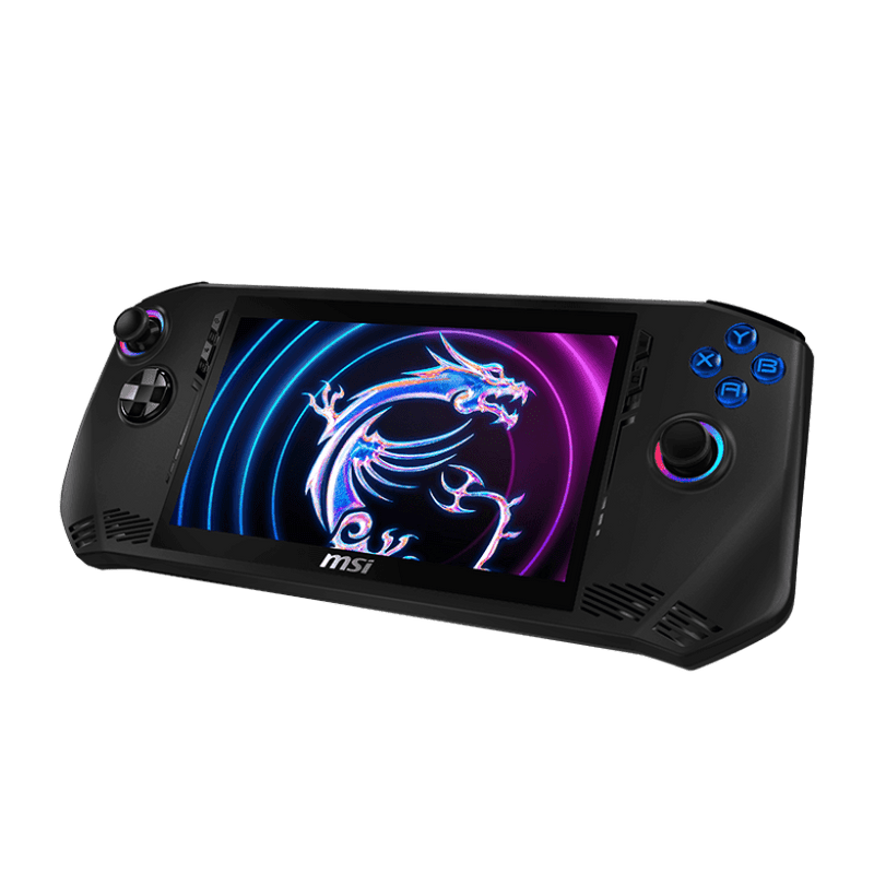 MSI Claw A1M-229US Gaming Handheld, Black, 7