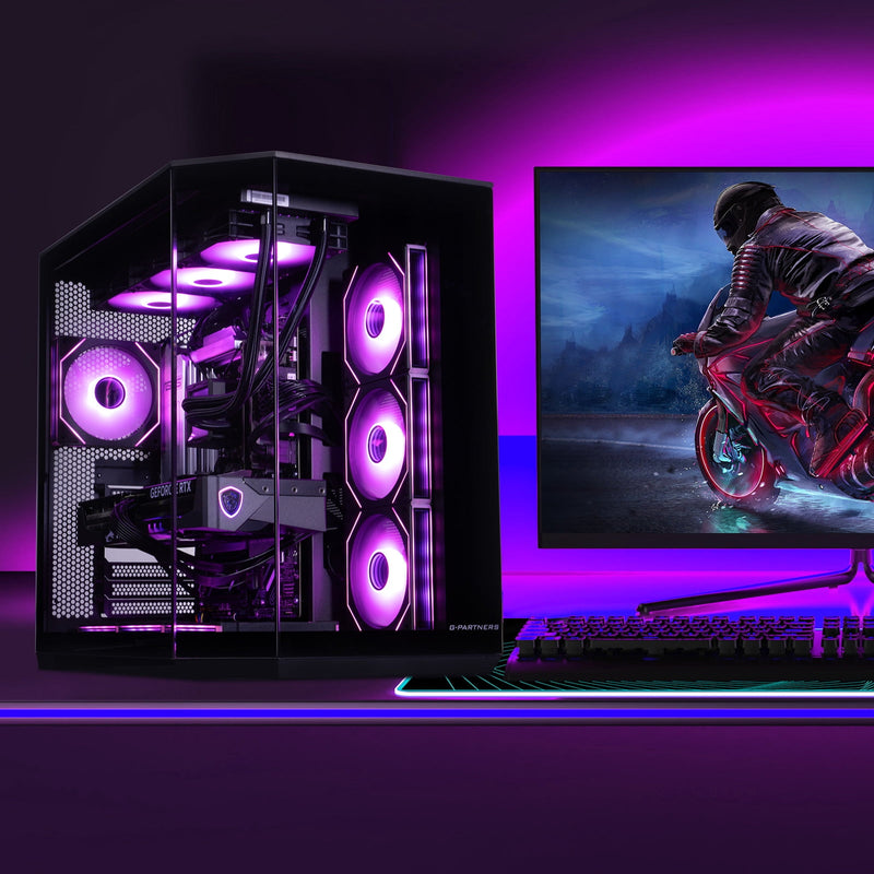 IPASON Gaming PC - AMD Ryzen 7 9800X3D, NVIDIA RTX 5080, 32GB DDR5, 2T