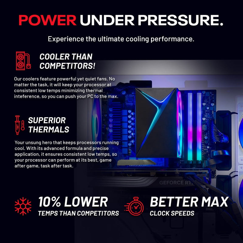 Skytech Gaming Azure 3 Gaming PC, AMD Ryzen 7 5700 3.7GHz, INTEL ARC B