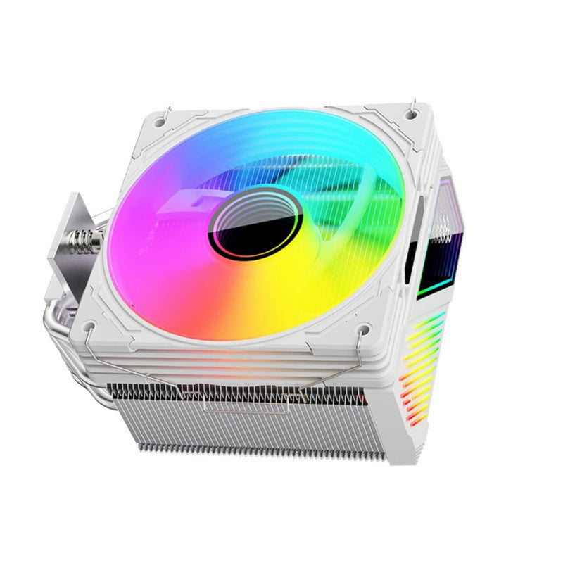 RYUJNDK ARGB CPU Air Coolers with 6 Heat Pipe Removable Computer PC Fa
