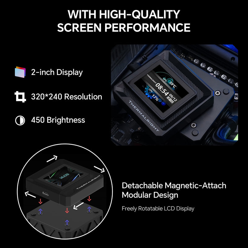 Thermalright FW360 SE ARGB V2 CPU Liquid Cooler, 2000RPM Daisy-Chain C