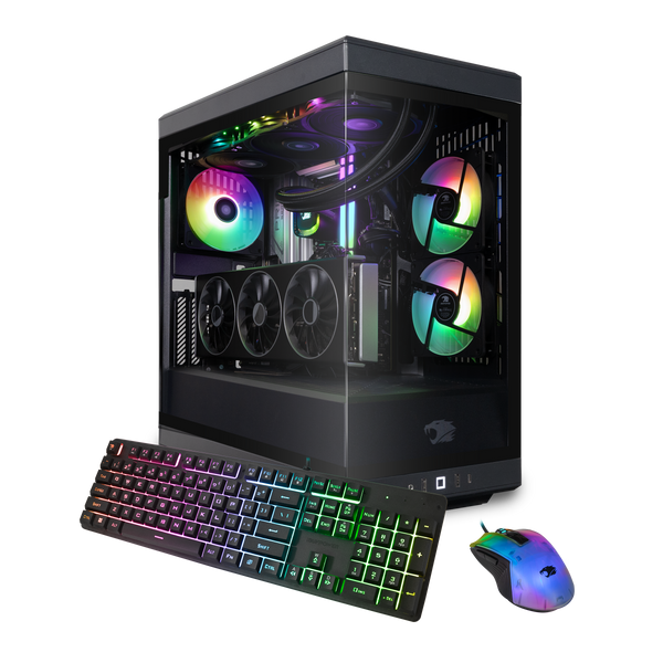 iBUYPOWER Y40 Gaming PC Desktop Liquid Cooled , AMD Ryzen 9 7900X , Ra